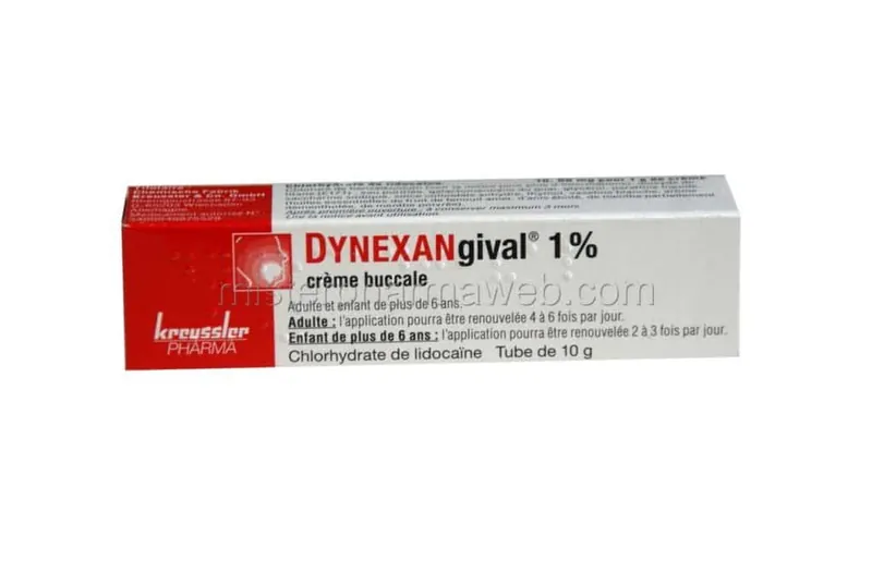 Dynexangival 1% crème anesthésiante
